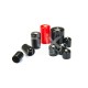  RJX 20pcs Rubber End Caps ID 8 10 12 14 15 16 18 20 22 25 28 30mm PVC Round Tube Bolt Cap Cover Protectors