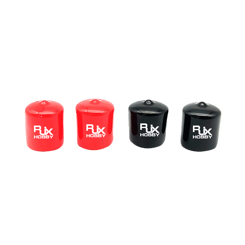  RJX 20pcs Rubber End Caps ID 8 10 12 14 15 16 18 20 22 25 28 30mm PVC Round Tube Bolt Cap Cover Protectors