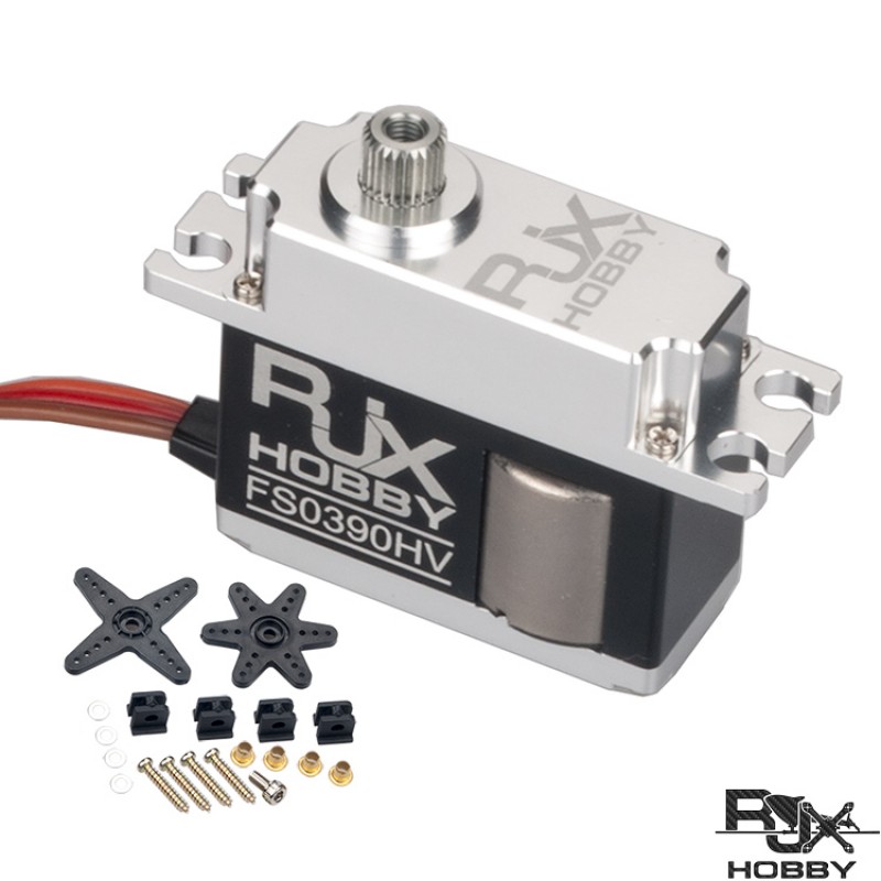 RJXFS0390HV Mini Servo(15Wx36LX31.5H) X3 PCS+FS0391THV RJX MiDi Tail servo(15Wx36LX35.5H) X 1PCS