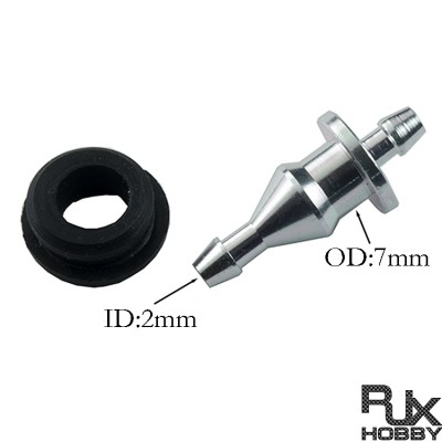 RJX Metal Nipple & Rubber Grommet for RJX & Raptor Header Tank