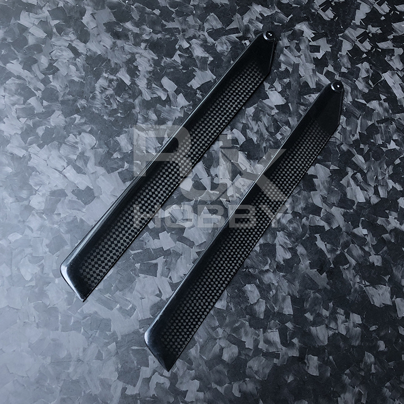 RJX 255mm  3K CF Blades-FBL Version