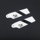 RJX Black and White 68mm Tail CF Blades