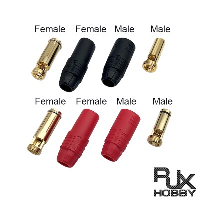 RJXHOBBY AS150 Male and Female Anti Spark Connector Plug Set for Battery, ESC, and Charge Lead