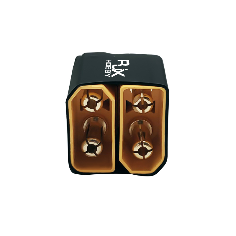 RJXHOBBY 1pcs 2 XT90 male to XT90 female No wires series connection harnesses series Battery Connector Adapter