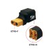 RJXHOBBY 1pcs 2 XT90 male to XT90 female No wires series connection harnesses series Battery Connector Adapter