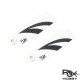 RJXHOBBY Black and White 70mm Tail CF Blades