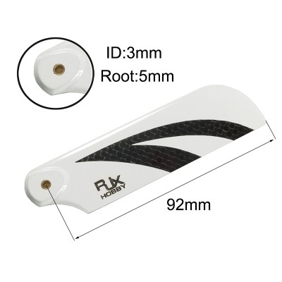 RJX 92mm Tail CF Blades