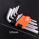 RJX 9 Pcs Hex Key Allen Wrench Set 1.5mm to 10mm Key Allen Key Set