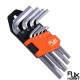 RJX 9 Pcs Hex Key Allen Wrench Set 1.5mm to 10mm Key Allen Key Set