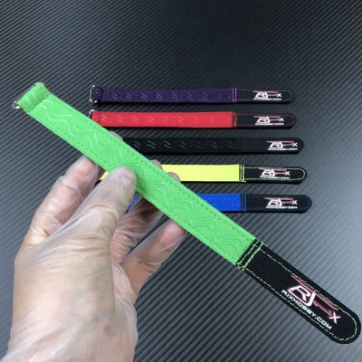 RJX OEM  20mm width  kevlar stitched anti-slip silicone battery straps