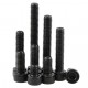 RJXHOBBY 100pcs M2 3mm-25mm Class 12.9 Alloy Steel Socket Head Caps Screws