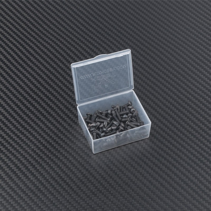 RJXHOBBY 100pcs M2 3mm-25mm Class 12.9 Alloy Steel Socket Head Caps Screws