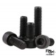 RJXHOBBY 100pcs M2 3mm-25mm Class 12.9 Alloy Steel Socket Head Caps Screws