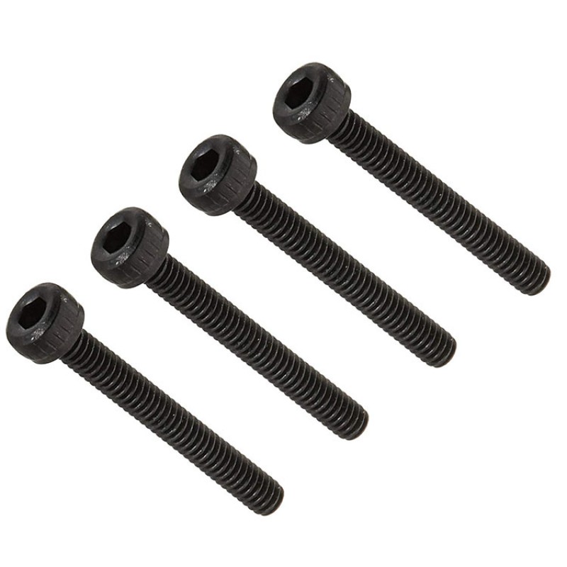 RJXHOBBY 100pcs M2 3mm-25mm Class 12.9 Alloy Steel Socket Head Caps Screws