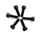 RJXHOBBY 100pcs M2 3mm-25mm Class 12.9 Alloy Steel Socket Head Caps Screws