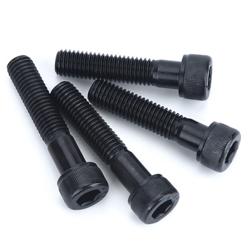 RJXHOBBY 50pcs M3 30mm-100mm Class 12.9 Grade Half Tooth Hex Hexagon Socket Cap Head Screw Partially Thread Allen Bolts