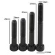 RJXHOBBY 50pcs M3 30mm-100mm Class 12.9 Grade Half Tooth Hex Hexagon Socket Cap Head Screw Partially Thread Allen Bolts