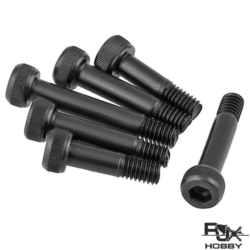 RJXHOBBY 50pcs M3 30mm-100mm Class 12.9 Grade Half Tooth Hex Hexagon Socket Cap Head Screw Partially Thread Allen Bolts