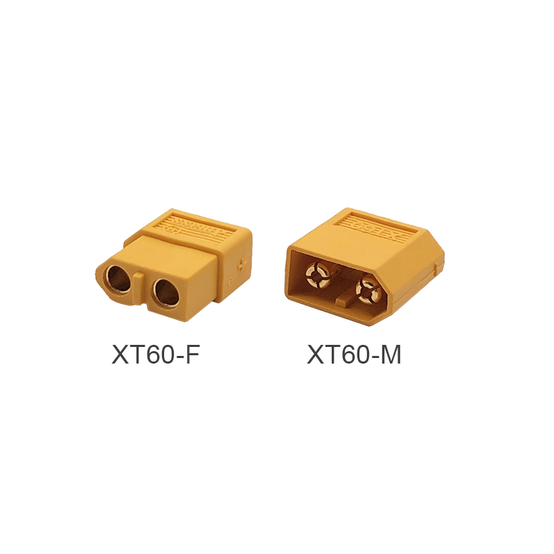 RJXHOBBY 5 Sets XT60PB Male Female Bullet Connectors for PCB