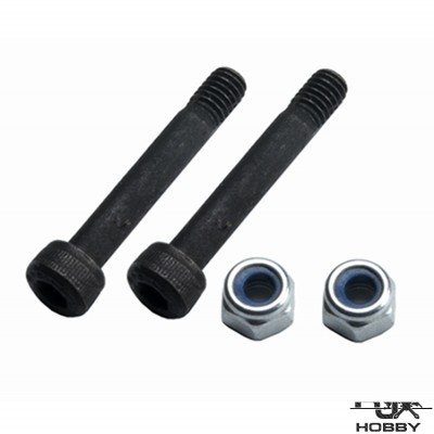 RJXHOBBY Special Hex Screw M4 with M4 Lock Nut X 2Sets