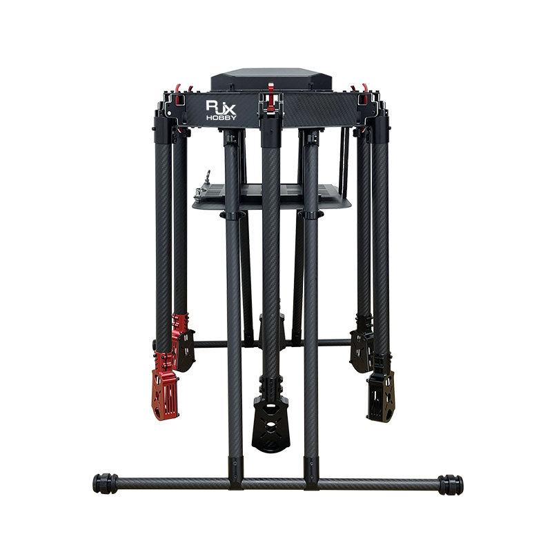 RJX1200C 6-Axis Carbon Fiber Umbrella Folding Hexacopter Frame with Motor Mounts ﻿