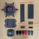 RJX1200C 6-Axis Carbon Fiber Umbrella Folding Hexacopter Frame with Motor Mounts ﻿