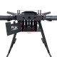 RJX1200D 4-Axis Carbon Fiber Umbrella Folding Quadcopter Frame without motor mounts