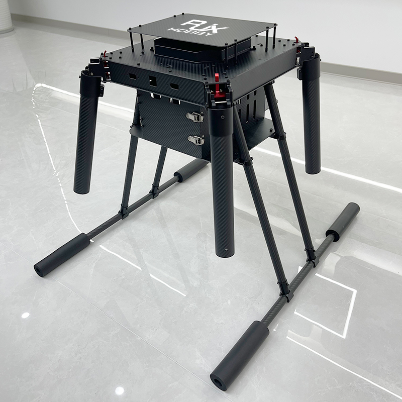 RJX1200D 4-Axis Carbon Fiber Umbrella Folding Quadcopter Frame without motor mounts