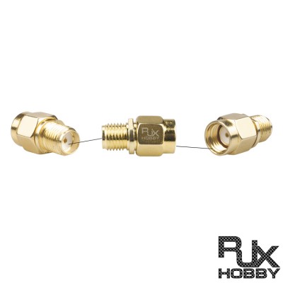 RJXHOBBY 1PCS RF coaxial adapter SMA female to RP-SMA male