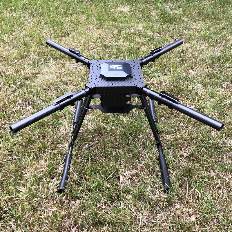 RJX1300C  4-Axis Carbon Fiber Folding Quadcopter Frame without motor mounts