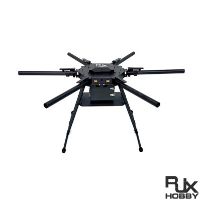 RJX1300G 6-Axis Carbon Fiber Umbrella Folding Hexacopter Frame without motor mounts