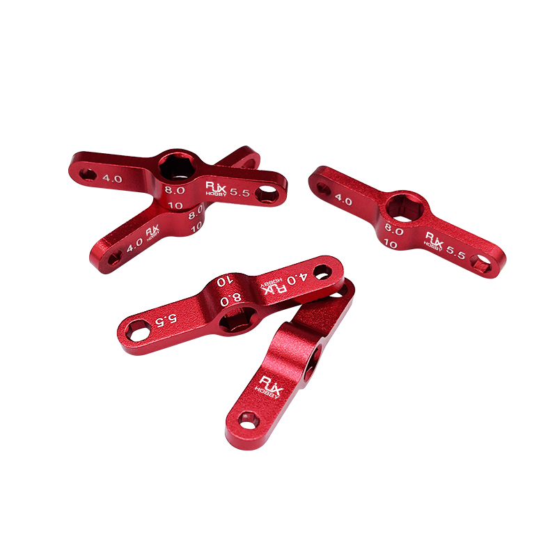 RJXHOBBY 4.0 5.0 8.0 10mm Quick Release Wrench Tool for M2/M3/M5/M6 Lock Nuts