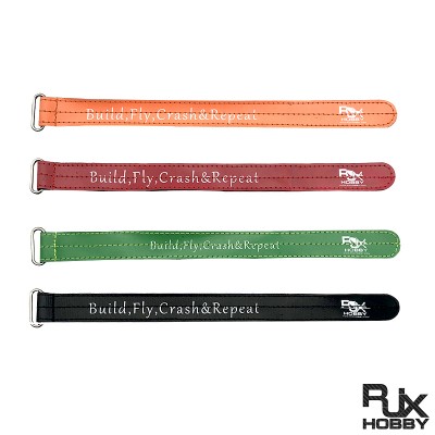 RJX Kevlar Stitched  Battery Strap w/ Metal Buckle– 4 Pack(Width: 20mm Length:200 /210 /220 /225 /230 /250 /300mm)