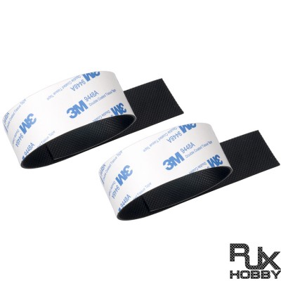RJXHOBBY 2pcs Mesh Surface FPV Anti-Slip Damping Silicone 300X50x1mm Mat Adhesive Tape for drone Lipo Battery