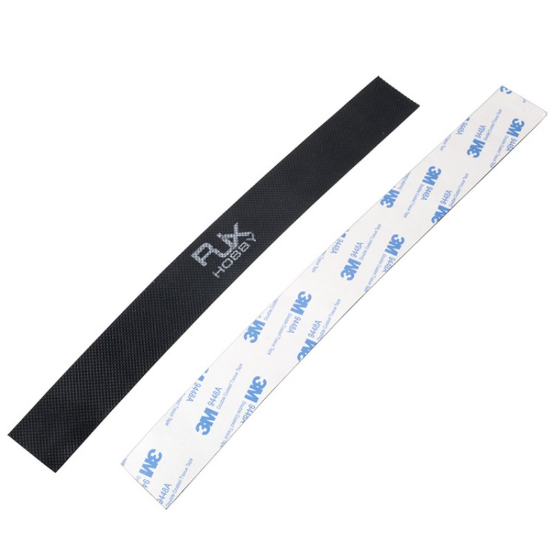RJX 2pcs 250x 30x 3mm Mesh Surface FPV Anti-Slip Damping Silicone Mat Adhesive Tape for RC Quadcopter Multicopter Lipo Battery