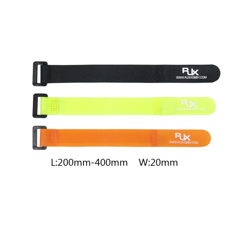 RJXHOBBY Battery Straps – 4 PACK(Width: 20mm Length:200 /250 /300 /350 /400)