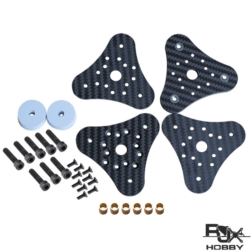 RJXHOBBY Carbon Fiber Folding Propeller – 3 BLADE – 30 x 10.5 (1 set)