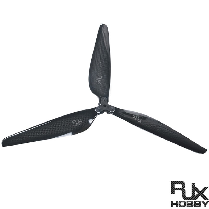 RJXHOBBY Carbon Fiber Folding Propeller – 3 BLADE – 28 x 9.2 (1 set)