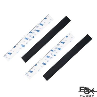 RJX 4pcs 250x 30x 2mm Mesh Surface FPV Anti-Slip Damping Silicone Mat Adhesive Tape for RC Quadcopter Multicopter Lipo Battery