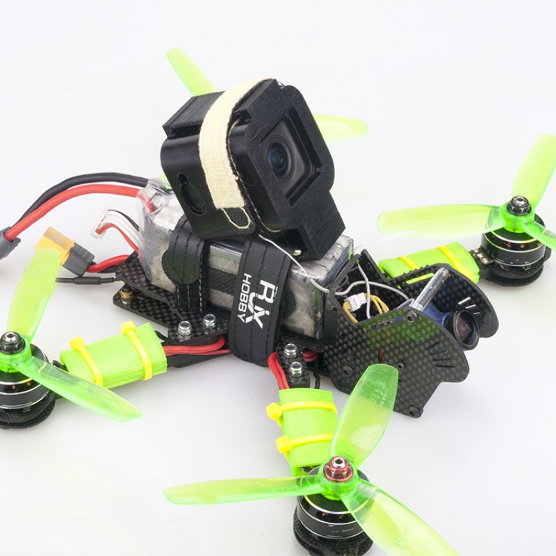 RJX Mini Camera Mount TPU Protective Case 3D Printed for FOXEER BOX 4K FPV Camera