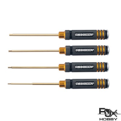 RJX Hex Screw driver Tools Kit 1.5mm / 2.0mm / 2.5mm / 3.0mm for RC Models Car Boat Airplane