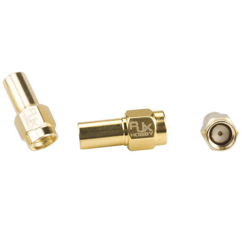 RJXHOBBY 2PCS Electronics RF coaxial connector adapter RPSMA male coaxial Termination Loads 1W DC- 3.0GHz 50Ω