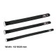 RJXHOBBY 2pcs Kevlar Battery Strap Kevlar Stitching Rubber Grip and Metal Buckle(Width: 12mm Length: 100 -400mm ） ﻿