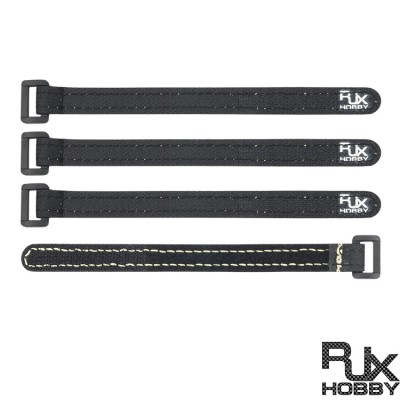 RJXHOBBY 4 Pack Nylon (K)evlar thread stitching Battery Straps(Width: 12mm Length: 100-300mm)