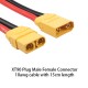 RJXHOBBY XT90 female to male M/F Battery 10AWG 15cm Extension Cable Wire RC DJI Phantom