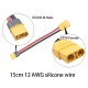 RJXHOBBY XT90 Female to XT60 Male Adapter 12AWG Wire 15cm Turnigy Drone FPV Lipo NiMH battery
