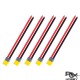 RJXHOBBY 5pcs XT60 Male Connector with Sheath Housing Connector with 150mm 12AWG Silicon Wire for RC Lipo Battery 