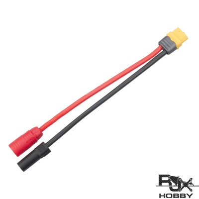 RJXHOBBY XT60 Female to XT150 AS150 male Connector Adapter 15cm 12awg Wire DJI S1000 S900