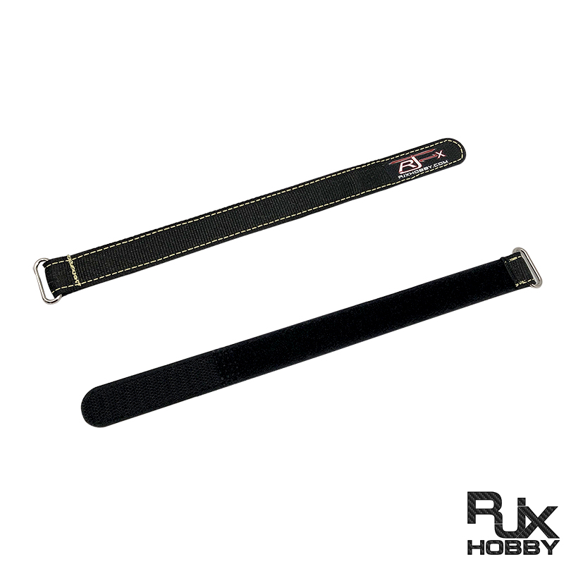 RJXHOBBY 2pcs Kevlar Battery Strap w/Metal Buckle (Width: 16mm Length: 100-400mm )