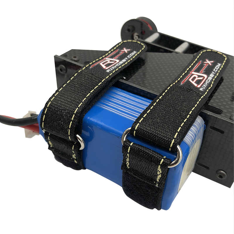 RJXHOBBY 2pcs Kevlar Battery Strap w/Metal Buckle (Width: 16mm Length: 100-400mm )